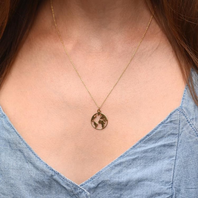 Mapa v zlatom náhrdelníku 45935