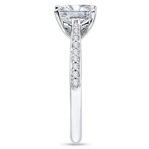 Zásnubný prsteň s emerald diamantom Tebeth