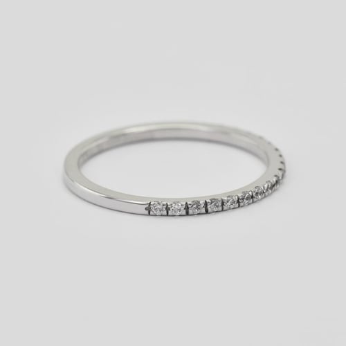 Platinový eternity prsteň s 1.25mm diamantmi Ogyn