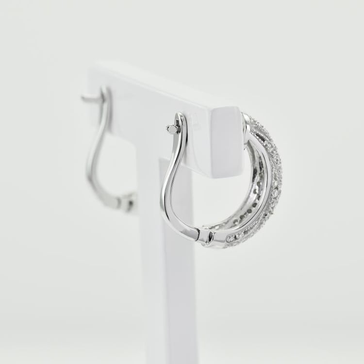 Náušnice kruhy so zirkónmi 29391