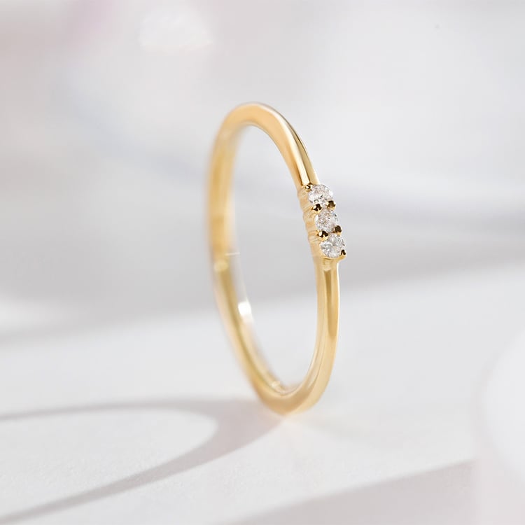 Strieborný diamantový prsteň Nicklas 157799