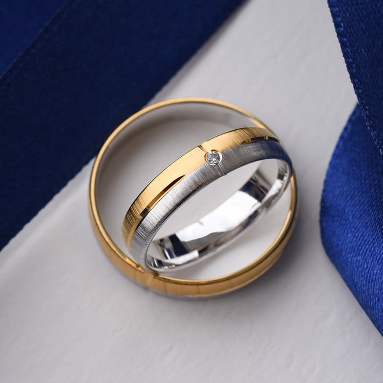 Matné snubné prstene 77287