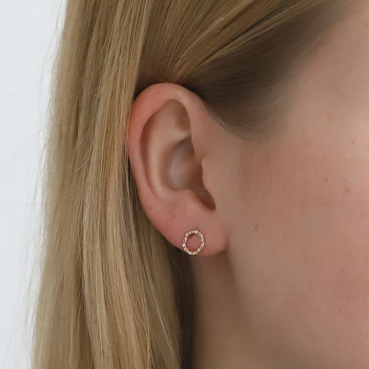 Náušnice s diamantmi 73907