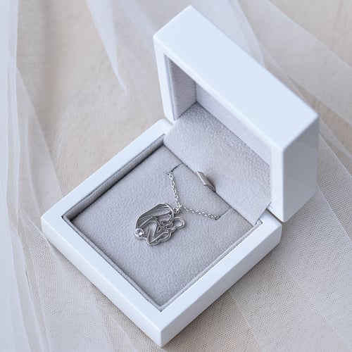 Prívesok matka a dieťa s diamantom Lesyd