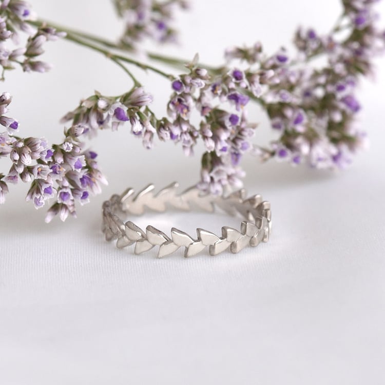 Dámský snubný prsteň z bieleho zlata 79791