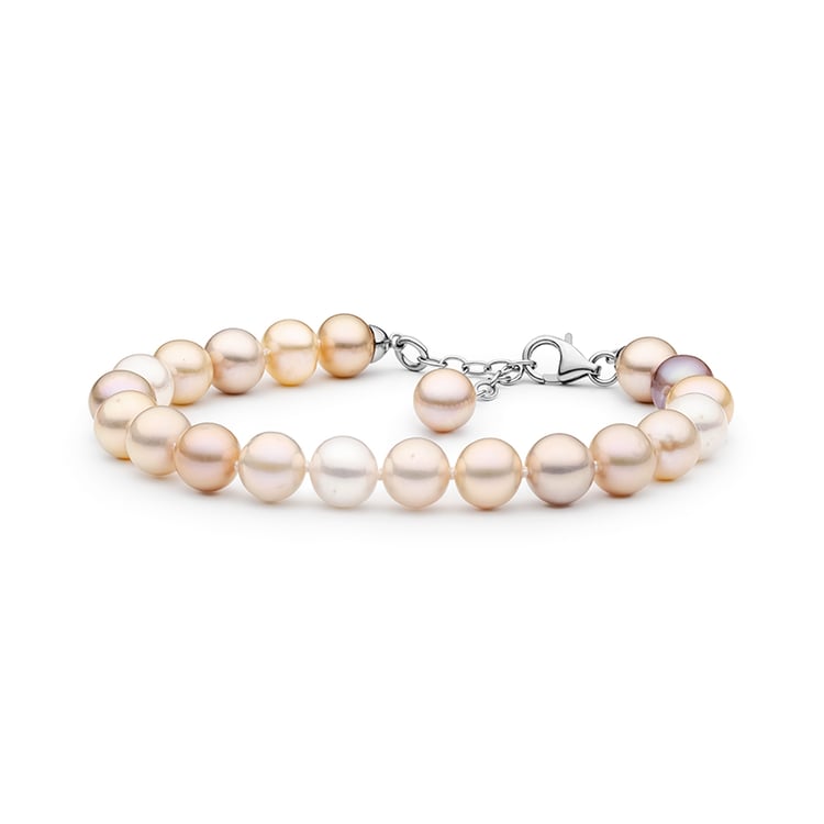 Náramok s barevnými perlami
