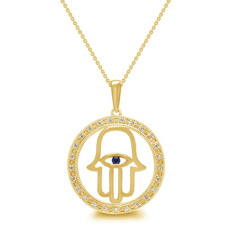 Náhrdelník sa zafírom