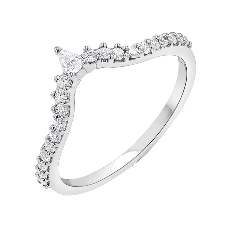 Vykrojený eternity prsteň s lab-grown diamantmi Ferb 141951