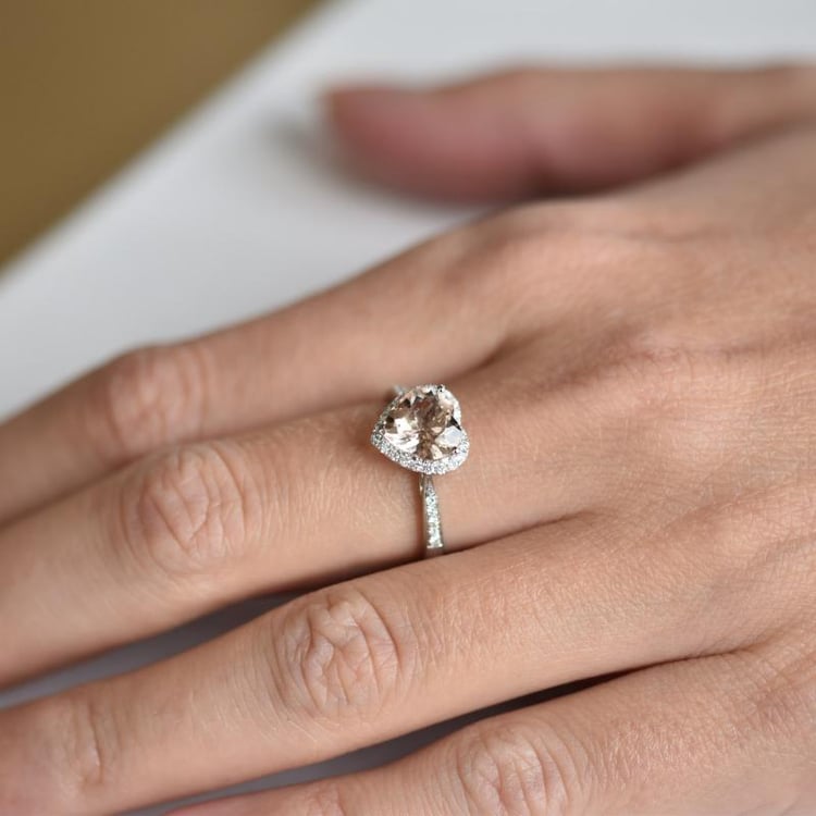 Morganitový prsteň 15554