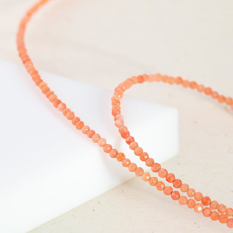 Detský strieborný náhrdelník s korálmi Bizy 147582