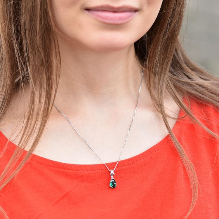 Náhrdelník so smaragdom Galynah 14306