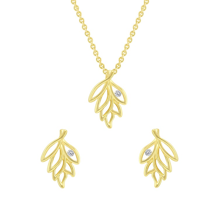 Kolekcia strieborných pozlatených šperkov