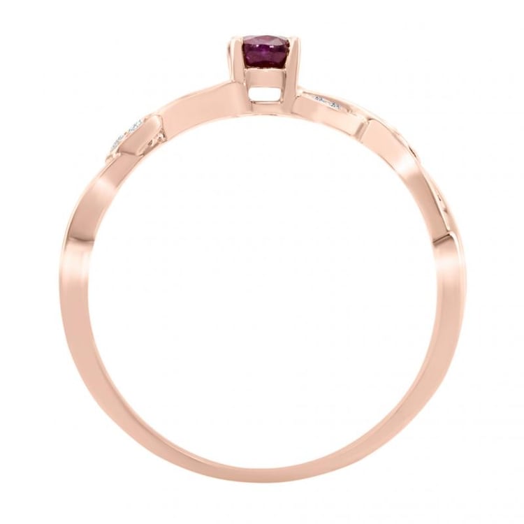 Zlatý rubínový prsteň 16580