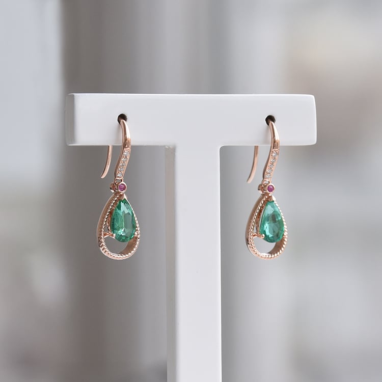 Zlaté náušnice 73575