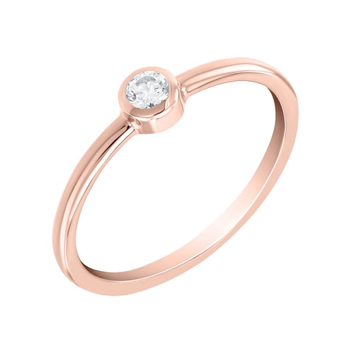 Minimalistický diamantový prsteň Kathleen