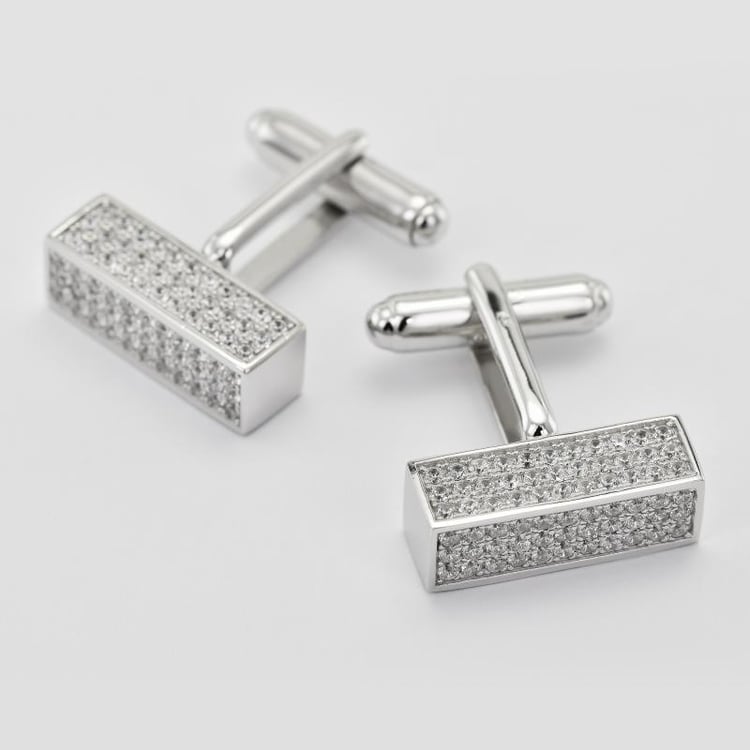 Strieborné manžetové gombíky 23471