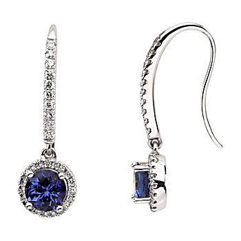 Tanzanitová kolekcia s diamantmi 53122