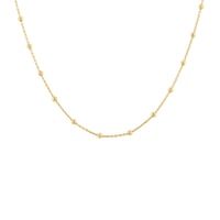 Retiazka s guličkami 45 cm zo striebra