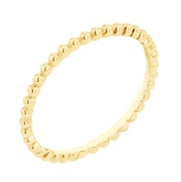 Minimalistický guličkový prsteň Mira