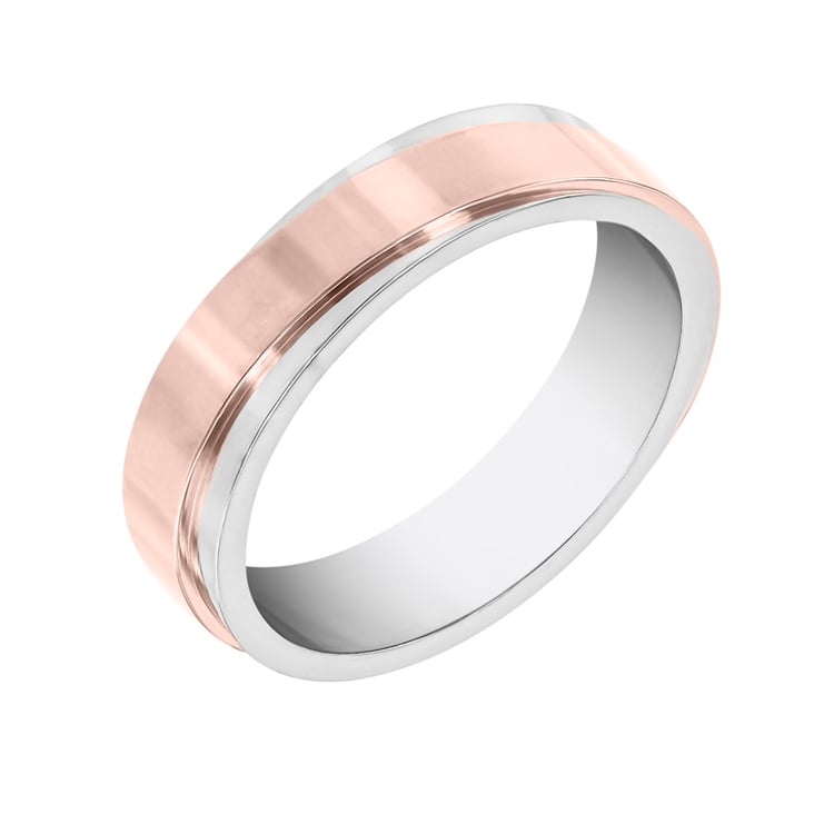 Dámská svadobná obrúčka z kombinovaného zlata 33377