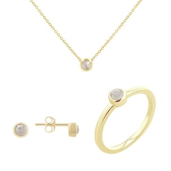 Minimalistická kolekcia šperkov so salt and pepper diamantmi Jana