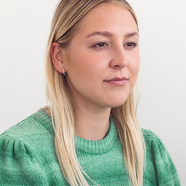 Modré keramické náušnice s diamantmi Galla 128501