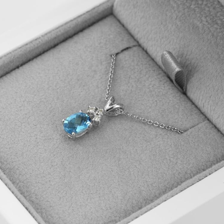 Zlatý topásový náhrdelník 51474