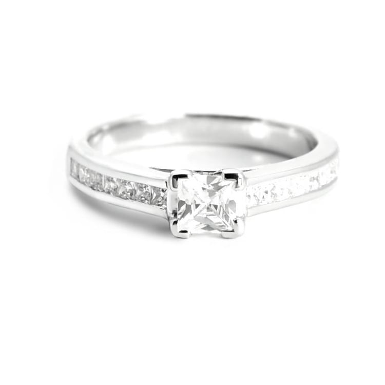 Diamantový prsteň z 18k zlata Isleta 5196