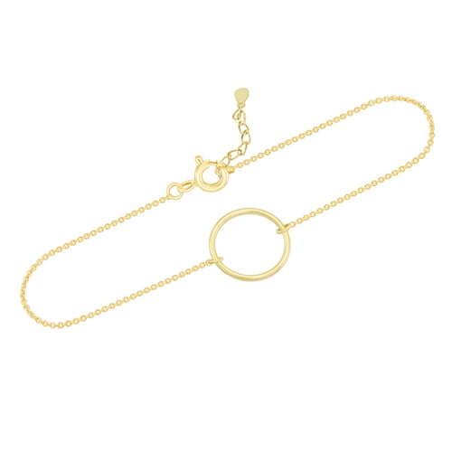 Strieborný minimalistický náramok Karma