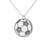 Strieborný prívesok lopta s gravírom vašej voľby Football