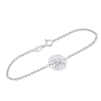 Náramok Malý princ s líškou a gravírom zo striebra