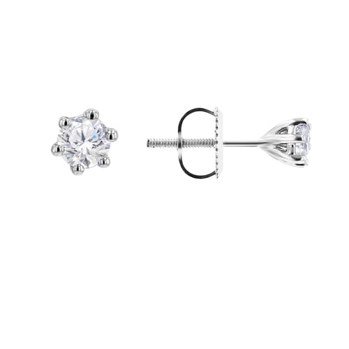 Minimalistické náušnice s diamantmi Jamila