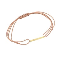 Povrázkový náramok s gravírom Barr