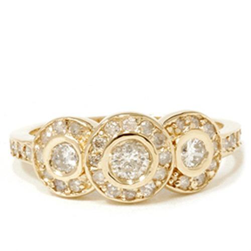 Zlatý prsteň s diamantmi