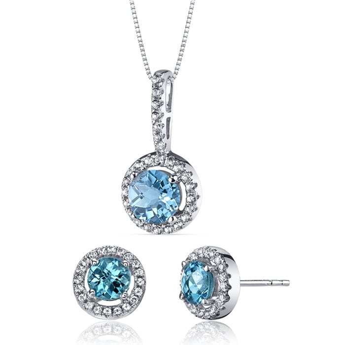 Zlatá topásová kolekcia šperkov Abiel