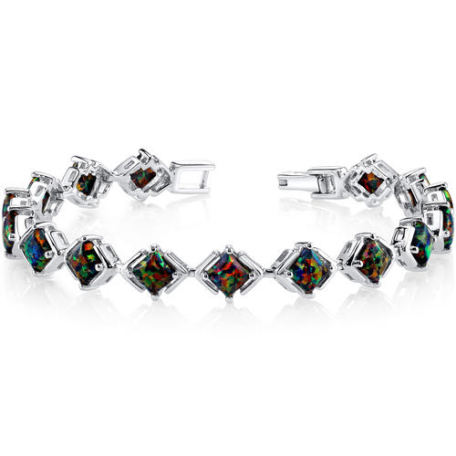 Strieborný náramok s opálmi Jhonnie