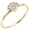 Half halo prsteň s lab-grown diamantmi Jorg