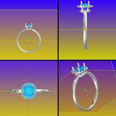 Vizualizácia šperku