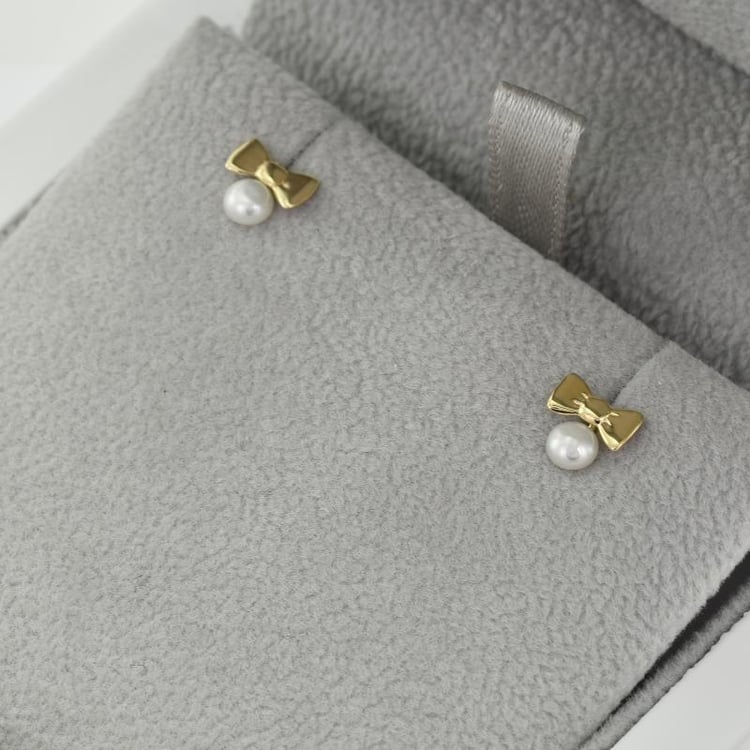 Zlaté detské náušnice 38775