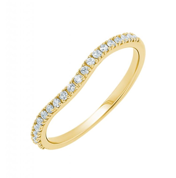 Atypická obrúčka s lab-grown diamantmi 155431