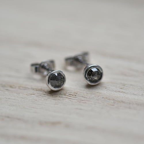 Zlatý set šperkov so salt'n'pepper diamantmi Jevian