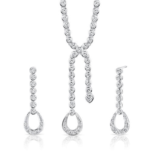 Strieborná kolekcia so zirkónmi