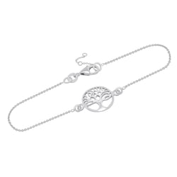 Strieborný náramok so stromom života Tyriq