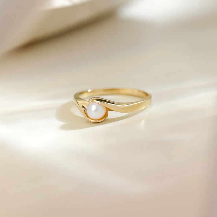 Zásnubný prsteň s perlou Mela 153832