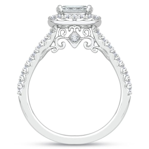 Zásnubný prsteň s emerald diamantom Kara