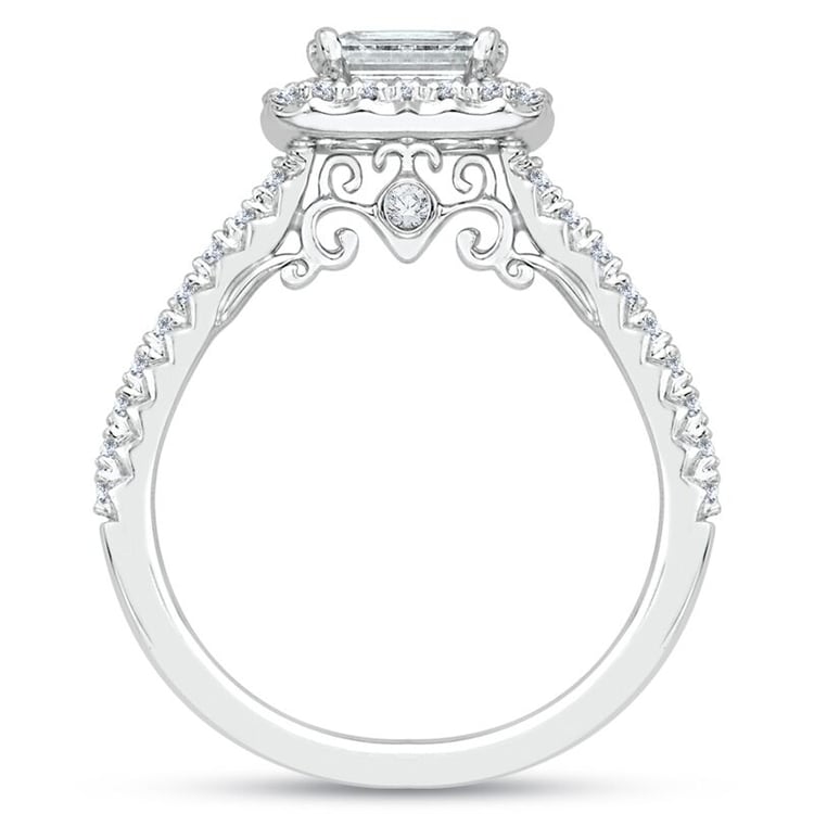 Diamantový zásnubný prsteň zo zlata 46487