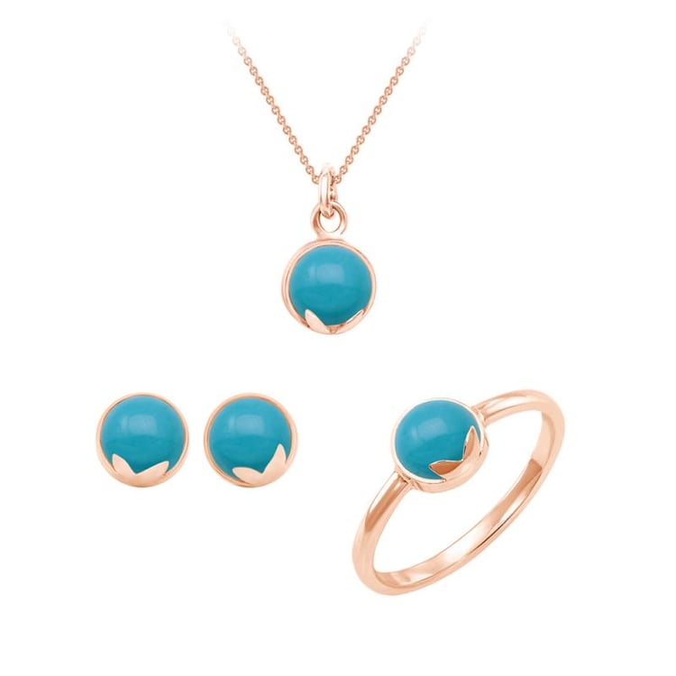 Zlatá tyrkysová kolekcia 41403