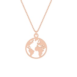 Prívesok s mapou sveta Globe