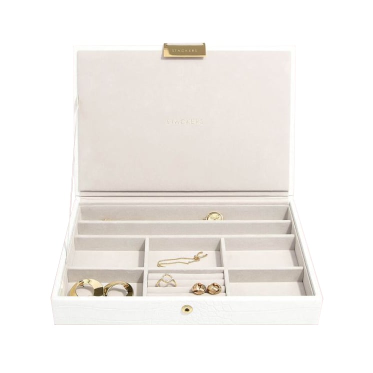 Veľká šperkovnica biela