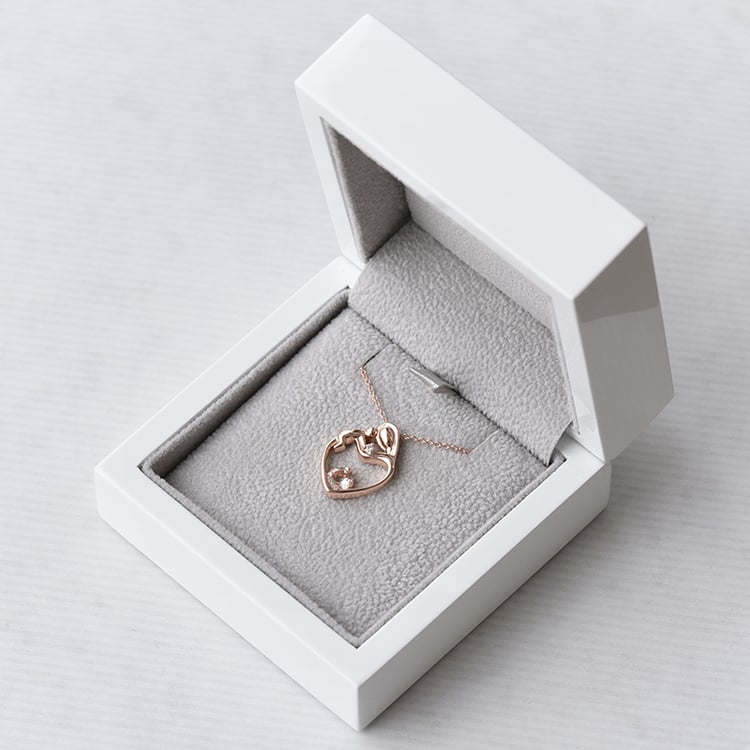 Náhrdelník s morganitom 71281